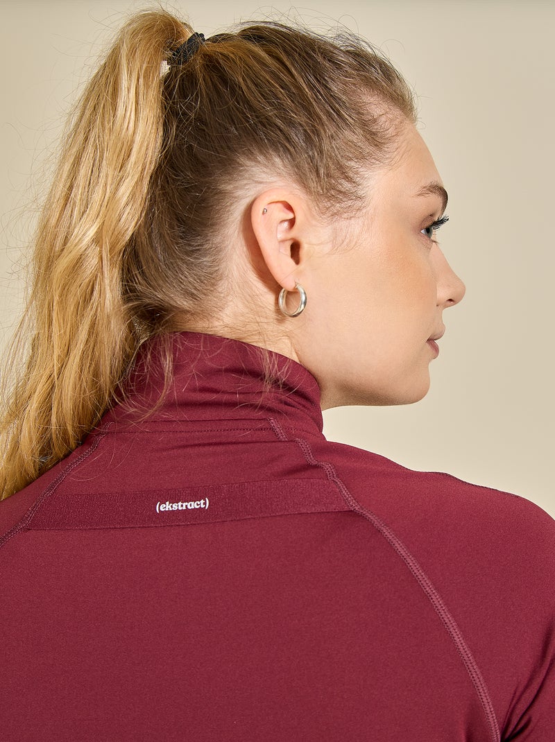 Veste de sport zippée - (ekstract) Rouge - Kiabi