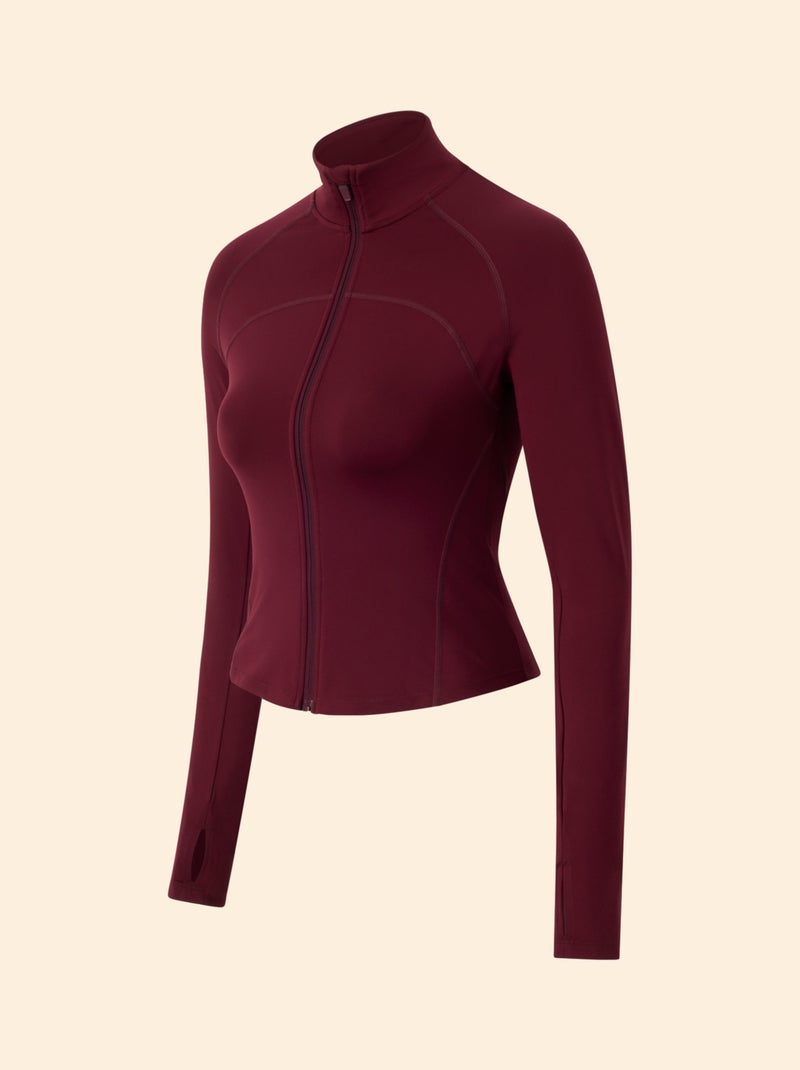 Veste de sport zippée - (ekstract) Rouge - Kiabi