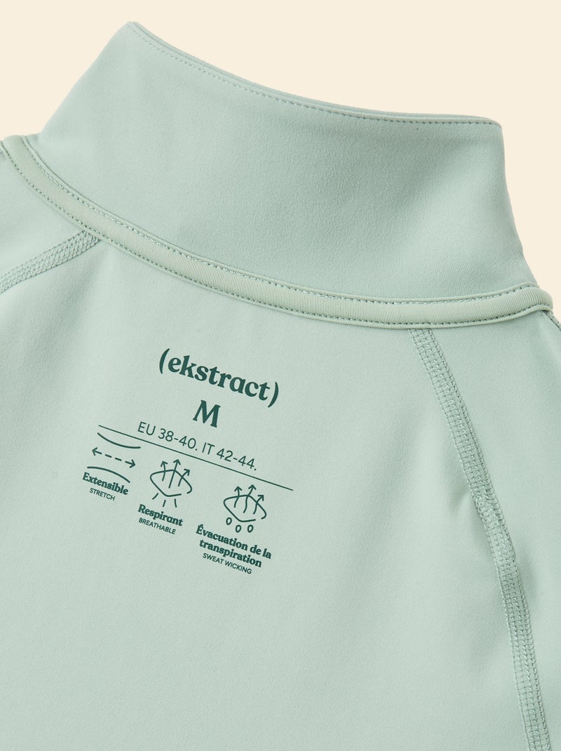Veste de sport zippée - (ekstract) Vert - Kiabi