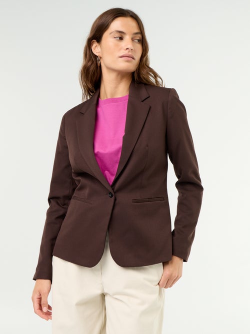 Veste de tailleur à manches longues - Kiabi Veste de tailleur à manches longues - Kiabi