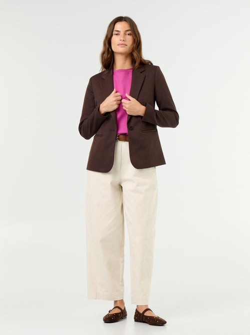 Veste de tailleur à manches longues - Kiabi Veste de tailleur à manches longues - Kiabi