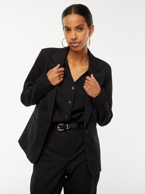 Veste de tailleur à manches longues - Kiabi Veste de tailleur à manches longues - Kiabi