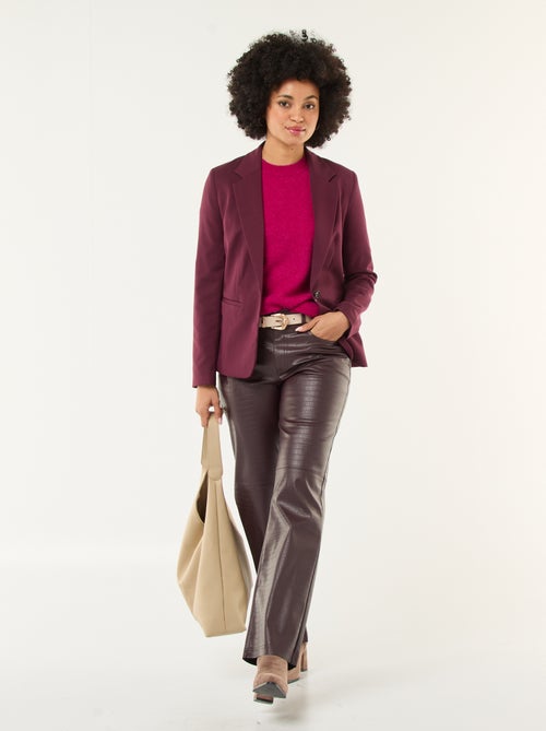 Veste de tailleur à manches longues - Kiabi