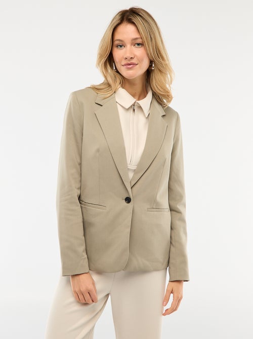 Veste de tailleur à manches longues - Kiabi