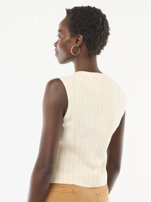 Veste de tailleur avec boutons dorés - Kiabi