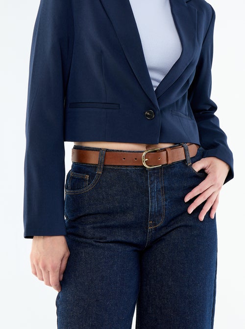 Veste de tailleur coupe courte - Kiabi