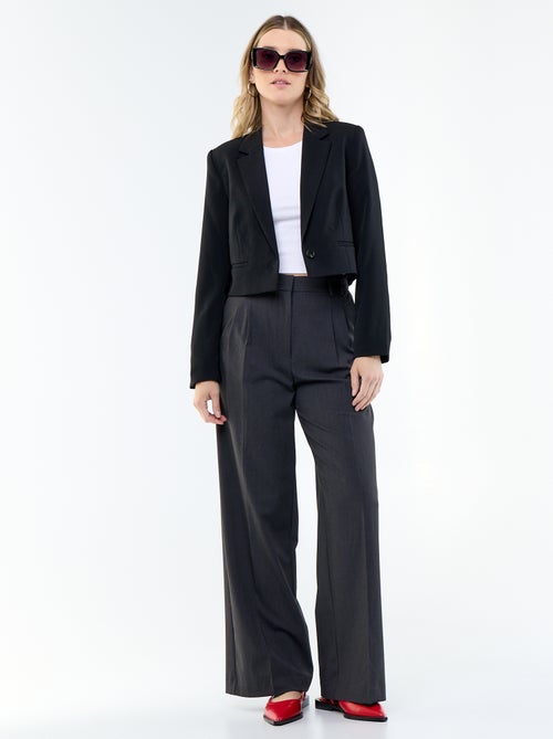 Veste de tailleur coupe courte - Kiabi