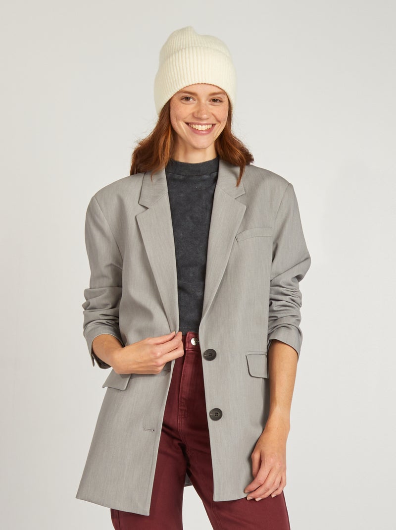 Veste de tailleur GREY AS S - Kiabi