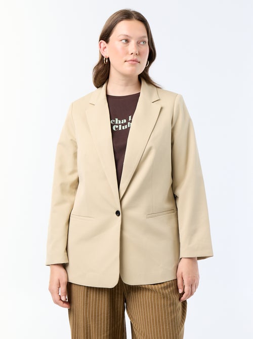Veste de tailleur longue - Kiabi