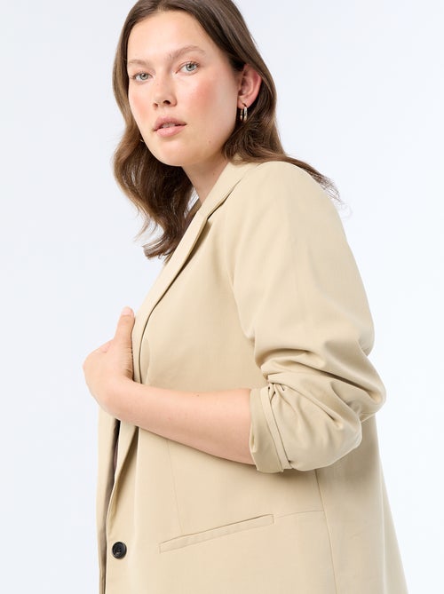 Veste de tailleur longue - Kiabi