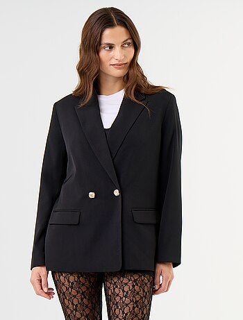 Veste de tailleur longue cintrée