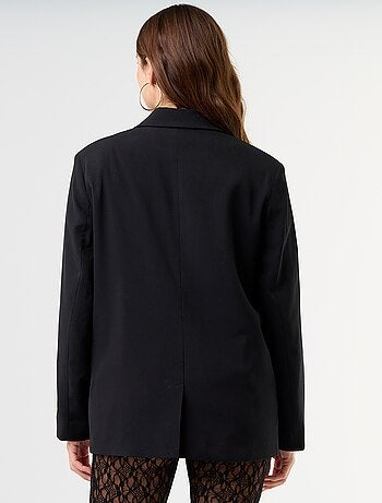 Veste de tailleur longue cintrée
