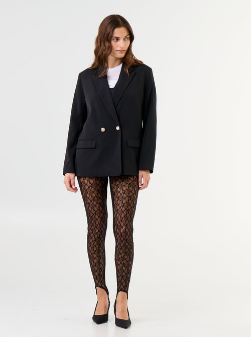 Veste de tailleur longue cintrée - Kiabi Veste de tailleur longue cintrée - Kiabi