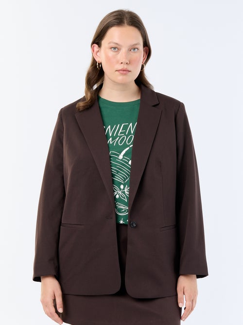 Veste de tailleur longue - Kiabi