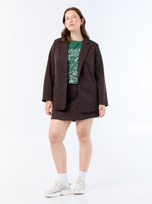 Veste de tailleur longue - Kiabi