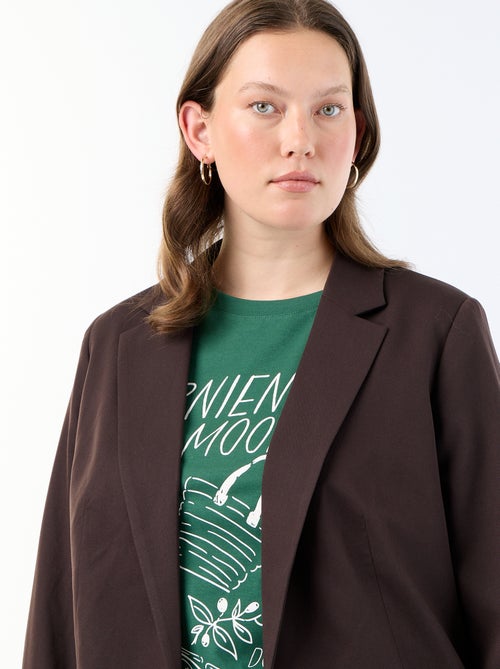 Veste de tailleur longue - Kiabi