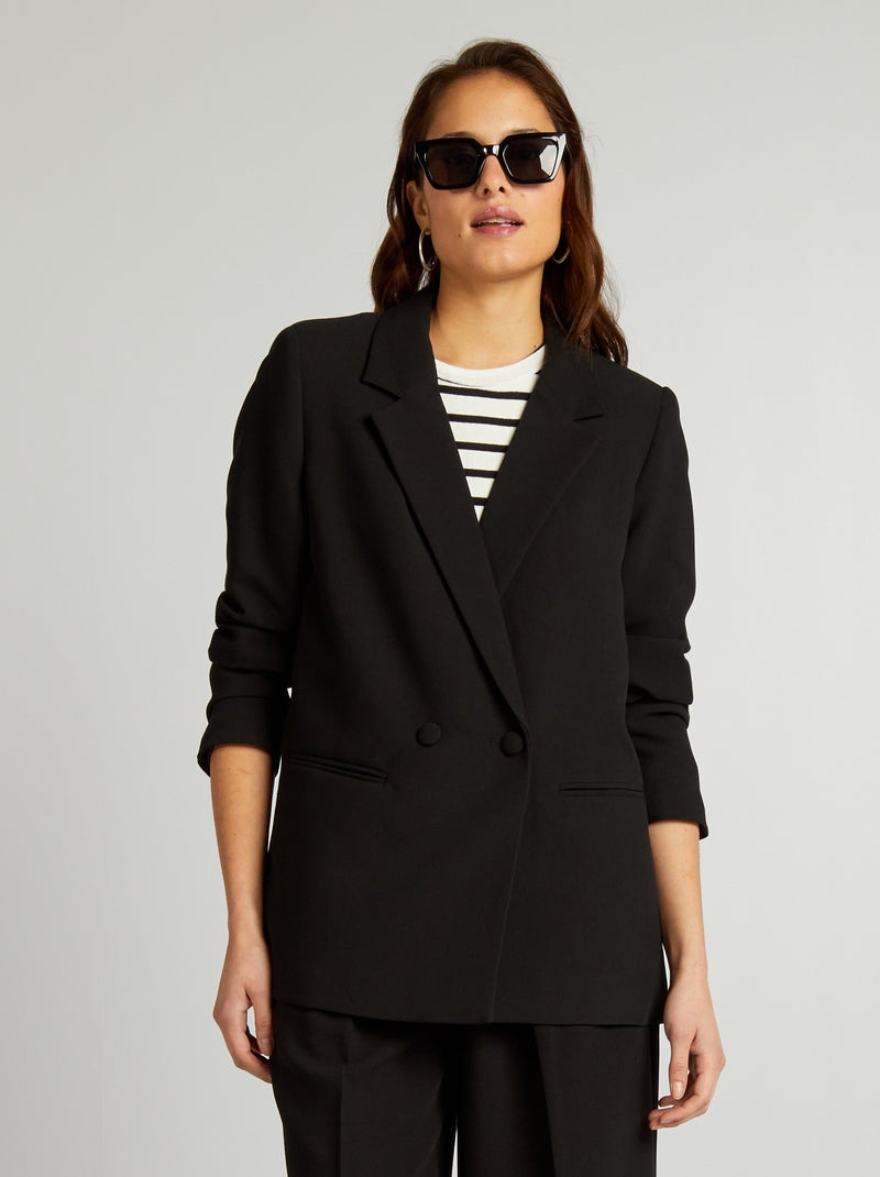 Veste de tailleur noir - Kiabi
