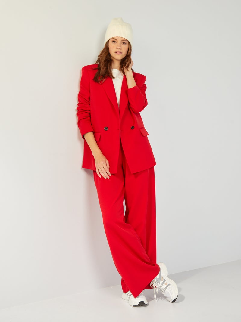 Veste de tailleur Rouge - Kiabi