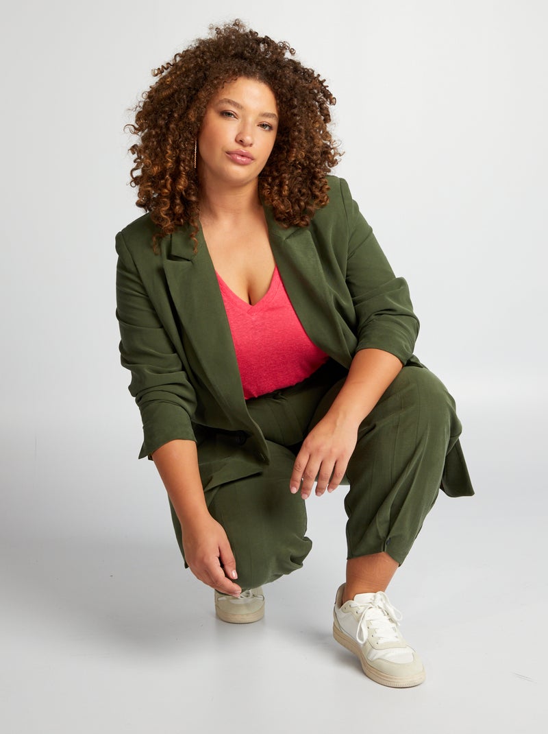 Veste de tailleur Vert - Kiabi