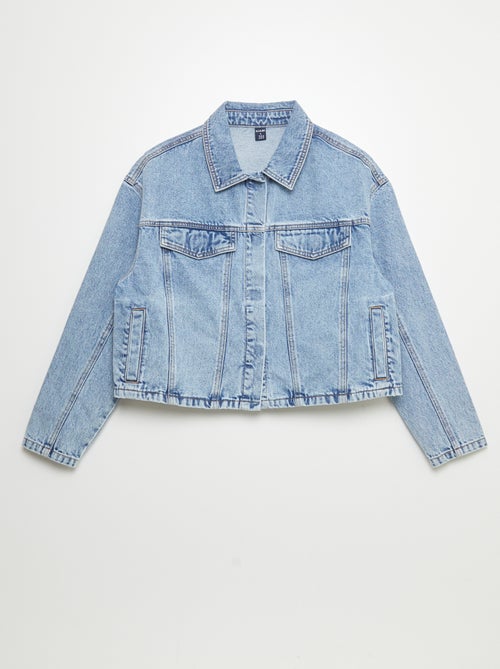 Veste denim courte - So Easy - Kiabi