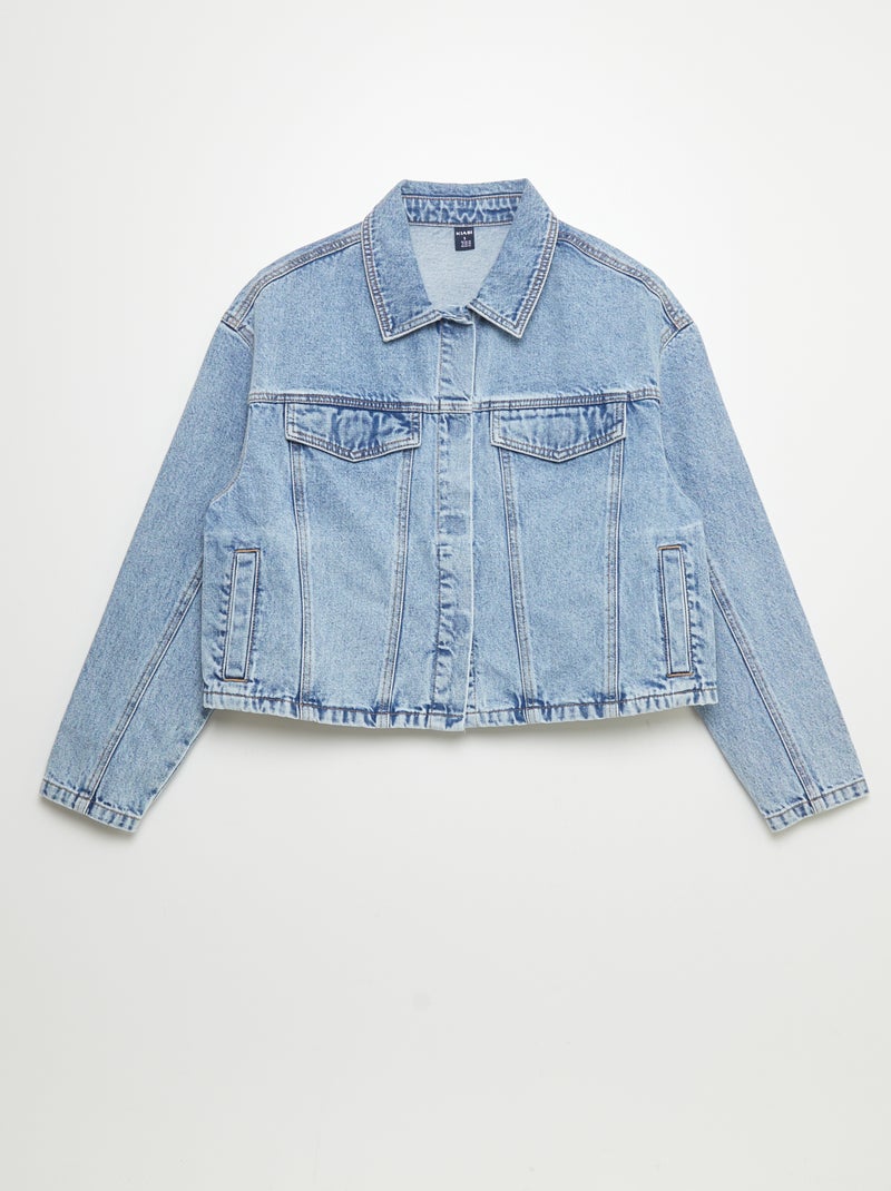 Veste denim courte - So Easy Denim - Kiabi