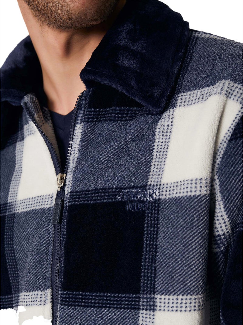 Veste d'intérieur jacquard antonio miro Bleu - Kiabi
