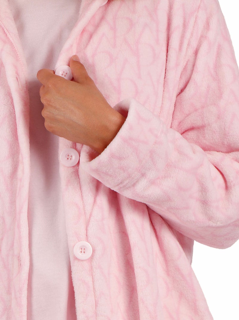 Veste d'intérieur logo soft Rose - Kiabi