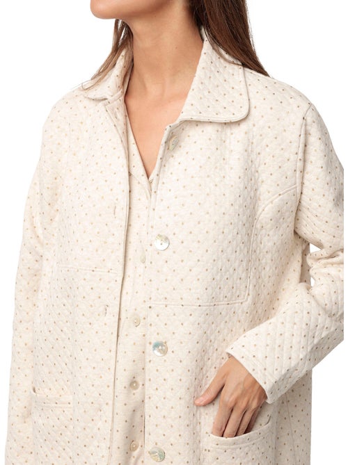 Veste d'intérieur organic dots - Kiabi