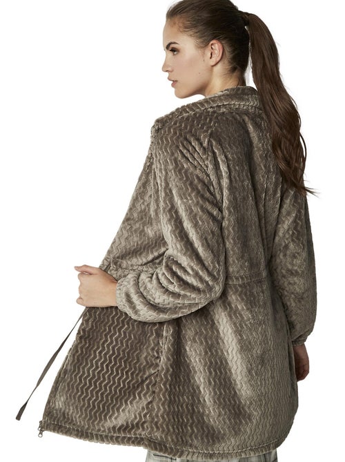 Veste d'intérieur robe de chambre zippée supersoft complementos - Kiabi