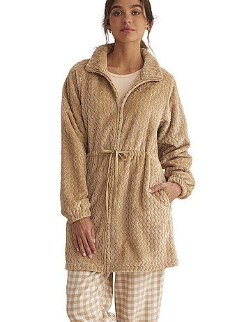 Veste d'intérieur robe de chambre zippée supersoft complementos