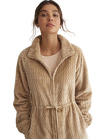 Veste d'intérieur robe de chambre zippée supersoft complementos