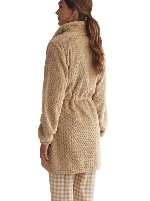 Veste d'intérieur robe de chambre zippée supersoft complementos - Kiabi Veste d'intérieur robe de chambre zippée supersoft complementos - Kiabi