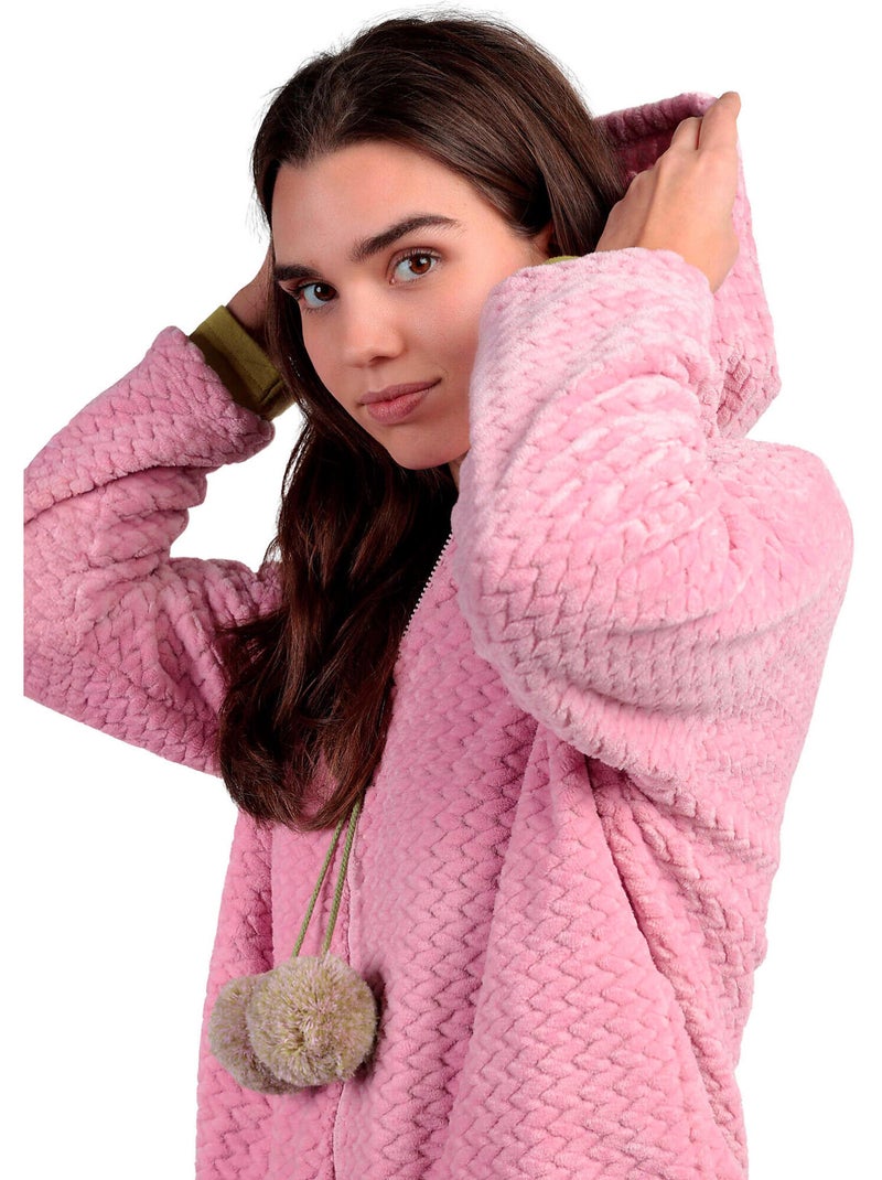 Veste d'intérieur smile everyday Rose - Kiabi
