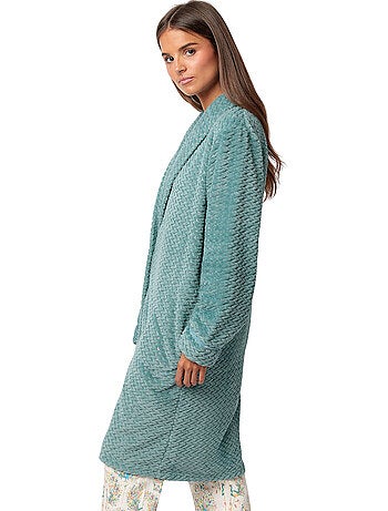 Veste d'intérieur soft peacock