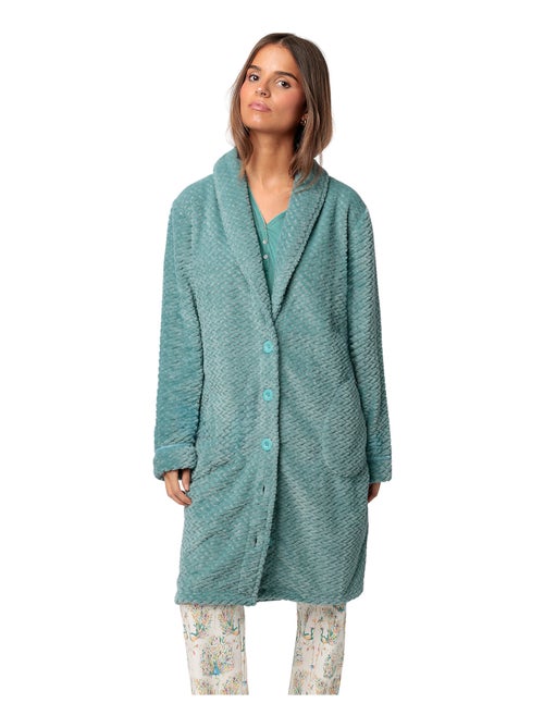Veste d'intérieur soft peacock - Kiabi Veste d'intérieur soft peacock - Kiabi