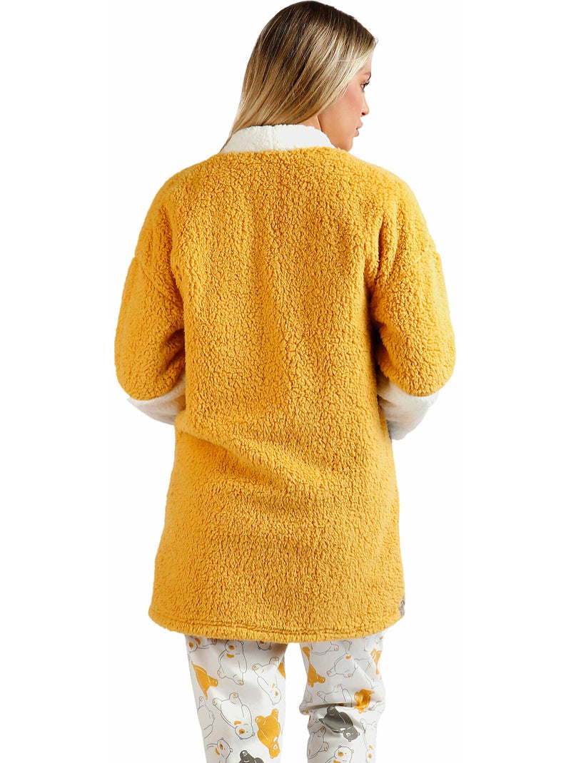 Veste d'intérieur warm hugs Jaune - Kiabi