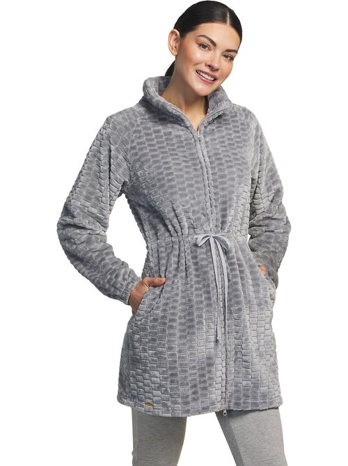 Veste d'intérieur zippée supersoft - Kiabi Veste d'intérieur zippée supersoft - Kiabi