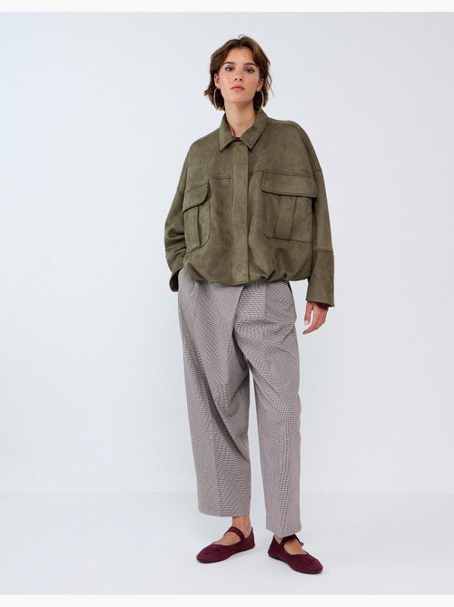 Veste effet daim, mo fashion - Kiabi
