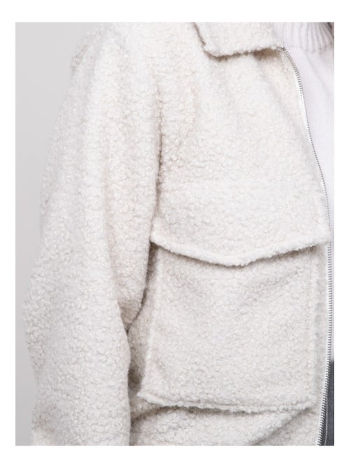 Veste effet mouton ubilive - Kiabi Veste effet mouton ubilive - Kiabi