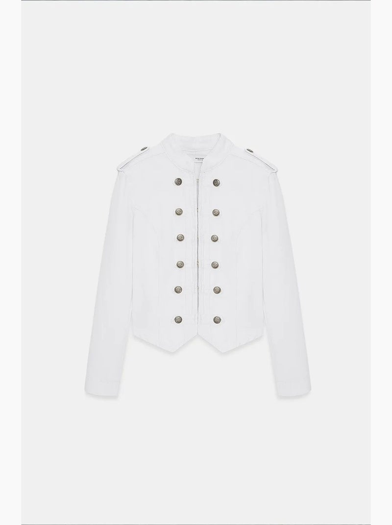 Veste en coton dilvin Blanc - Kiabi
