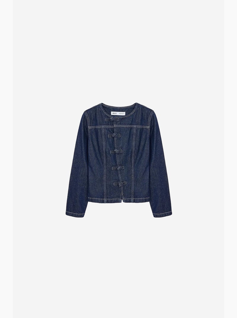 Veste en coton dilvin Bleu outremer - Kiabi
