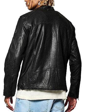 Veste en Cuir Homme Kaporal