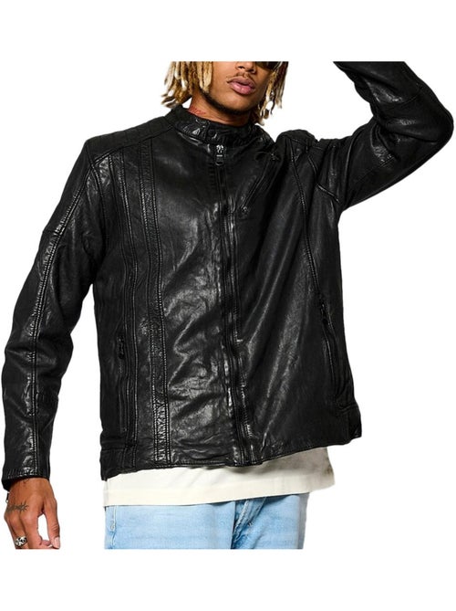 Veste en Cuir Homme Kaporal - Kiabi Veste en Cuir Homme Kaporal - Kiabi