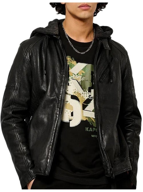 Veste En Cuir Homme Kaporal - Kiabi