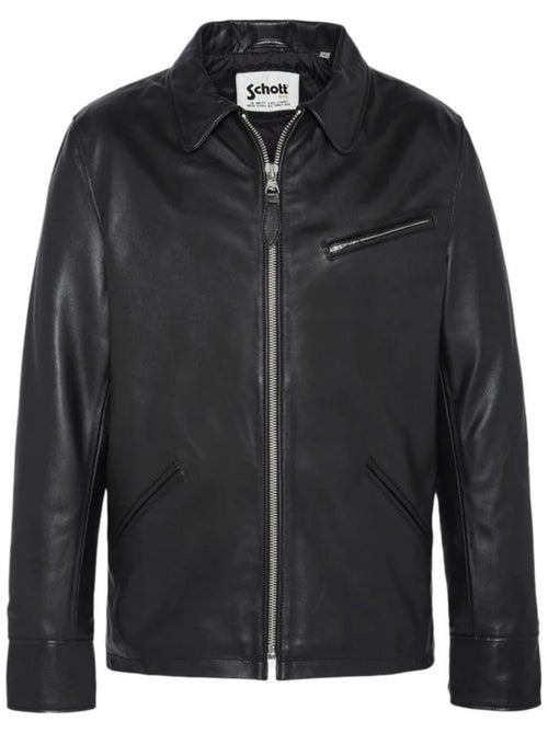 Veste En Cuir Homme Schott - Kiabi Veste En Cuir Homme Schott - Kiabi