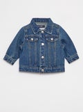 Veste en denim à manches longues BLEU - Kiabi