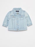 Veste en denim à manches longues BLEU - Kiabi