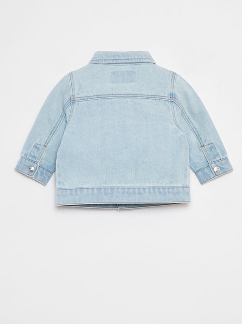 Veste en denim à manches longues - Kiabi