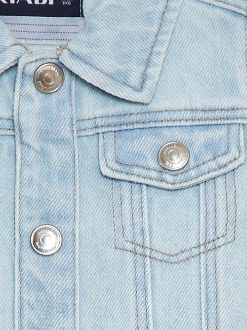 Veste en denim à manches longues - Kiabi