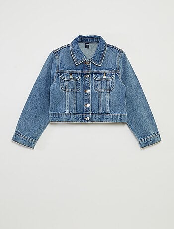 Veste en denim cropped